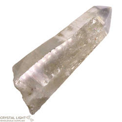 Natural Points: Smokey Quartz Point with Inclusions