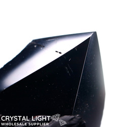 Cut Base Points: Black Obsidian Cut Base Point