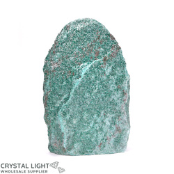 Rough Cut Bases: Fuchsite Rough Cut Base