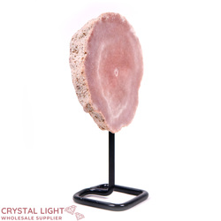 Display Pieces on Stand: Pink Amethyst on Stand