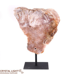 Display Pieces on Stand: Pink Amethyst on Stand