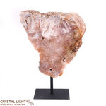 Pink Amethyst on Stand