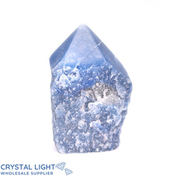 Cut Base Points: Blue Quartz Cut Base Point