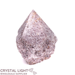 Cut Base Points: Lepidolite Cut Base Point