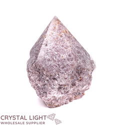 Cut Base Points: Lepidolite Cut Base Point