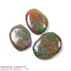 Flatstone Individuals and Lots: Ruby Zoisite Flatstone Lot