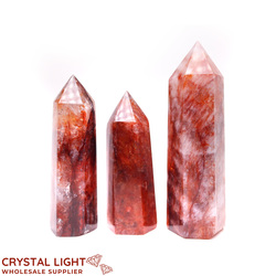 Polished Point Lots: Hematoid Quartz Point Lot