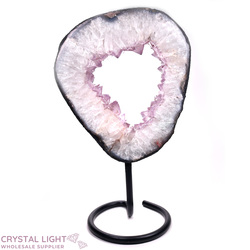 Display Pieces on Stand: Amethyst Druse Ring on Stand