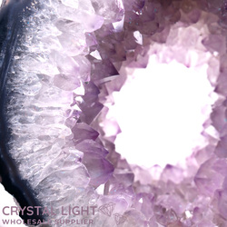 Display Pieces on Stand: Amethyst Druse Ring on Stand