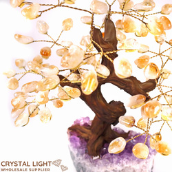 Medium Trees: Citrine Druse Tree (Single)