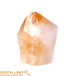 Natural Points: Citrine Cut Base Point (Single)