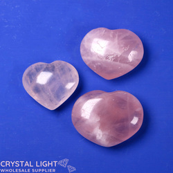 Hearts: Rose Quartz Heart Lot