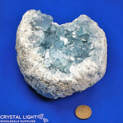 Single Druse Pieces: Celestite Druse