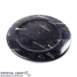 Bowls, Plates & Dishes: Orthoceras Fossil Plate (Large)