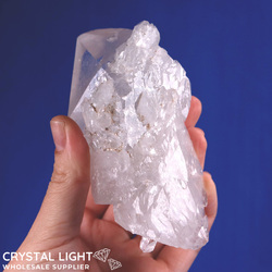 Individual Natural Points: Clear Quartz Point (Self-Healed)