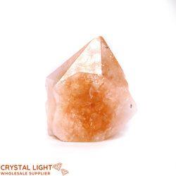 Natural Points: Citrine Cut Base Point (Single)