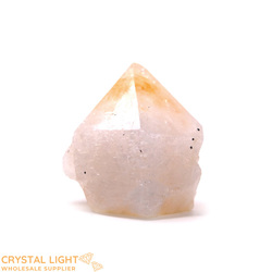 Individual Natural Points: Citrine Cut Base Point (Single)