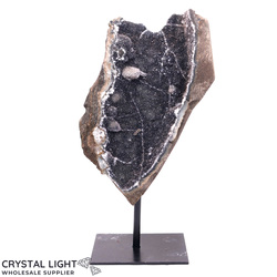 Display Pieces on Stand: Black Amethyst on Stand