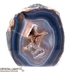 Agate Geodes: Agate Cut Base Geode Large
