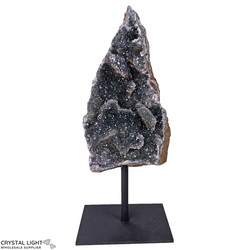 Display Pieces on Stand: Amethyst Druse on Stand