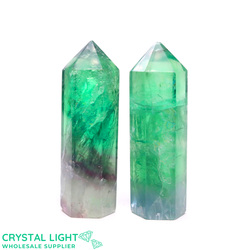 Polished Point Lots: Green Fluorite Point Lot