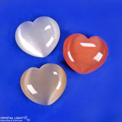 Hearts: Mixed Cat's Eye Heart Lot