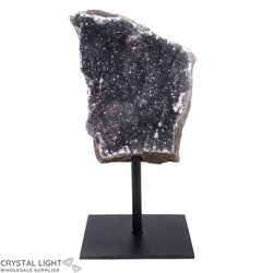 Display Pieces on Stand: Black Amethyst on Stand