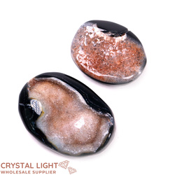 Soapstones & Palmstone Lots: Agate Druse Palmstone Lot