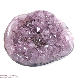 Single Druse Pieces: Amethyst Polished Druse