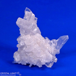Clusters: Quartz Cluster with Calcite