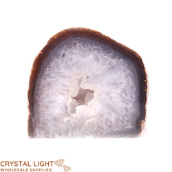 Agate Geodes: Quartz Cut Base Geode