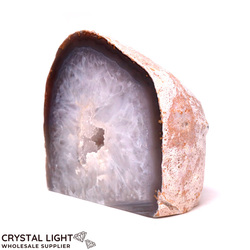Agate Geodes: Quartz Cut Base Geode