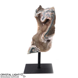 Display Pieces on Stand: Grey Amethyst Druse on Stand