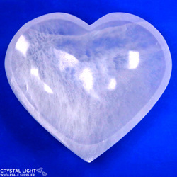 Bowls, Plates & Dishes: Selenite Large Heart Bowl