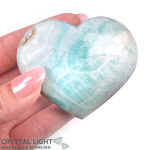 Caribbean Calcite Heart