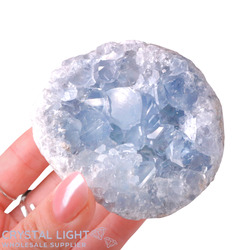 Single Druse Pieces: Celestite Druse