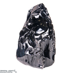 Rough Cut Bases: Black Obsidian Rough Cut Base