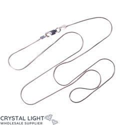 Sterling Silver Necklaces: Sterling Silver Snake Chain /51.5cm