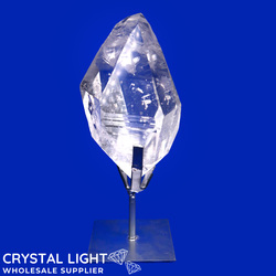 Display Pieces on Stand: Lemurian Quartz Point on Stand (Large)