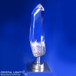Display Pieces on Stand: Lemurian Quartz Point on Stand