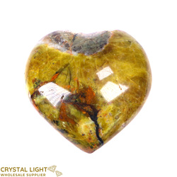 Hearts: Green Opal Heart