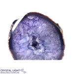 Purple Agate Cut Base Geode