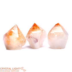 Cut Base Points: Citrine Cut Base Point Lot