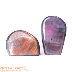Freeform: Labradorite Mini Freeform Lot (Purple/Orange)