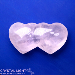 Hearts: Rose Quartz Double Heart
