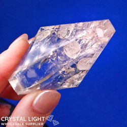 Faceted Shapes: Clear Quartz Faceted Shape (AAA-Grade)