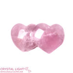 Lavender Quartz Double Heart (A-Grade)