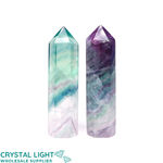 Rainbow Fluorite Point Lot