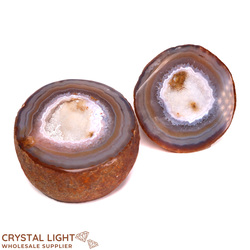 Crystal Pots: Agate Pot with Lid (Small)