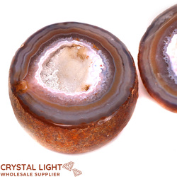 Crystal Pots: Agate Pot with Lid (Small)